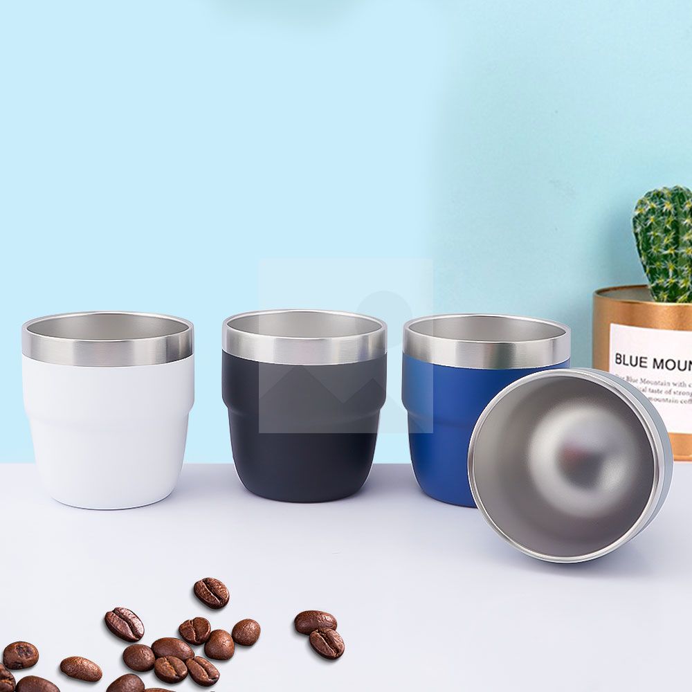 4 oz 120 ml espresso tumbler cup stainless steel double-wall vacuum insulated thermos and thermos bottle
