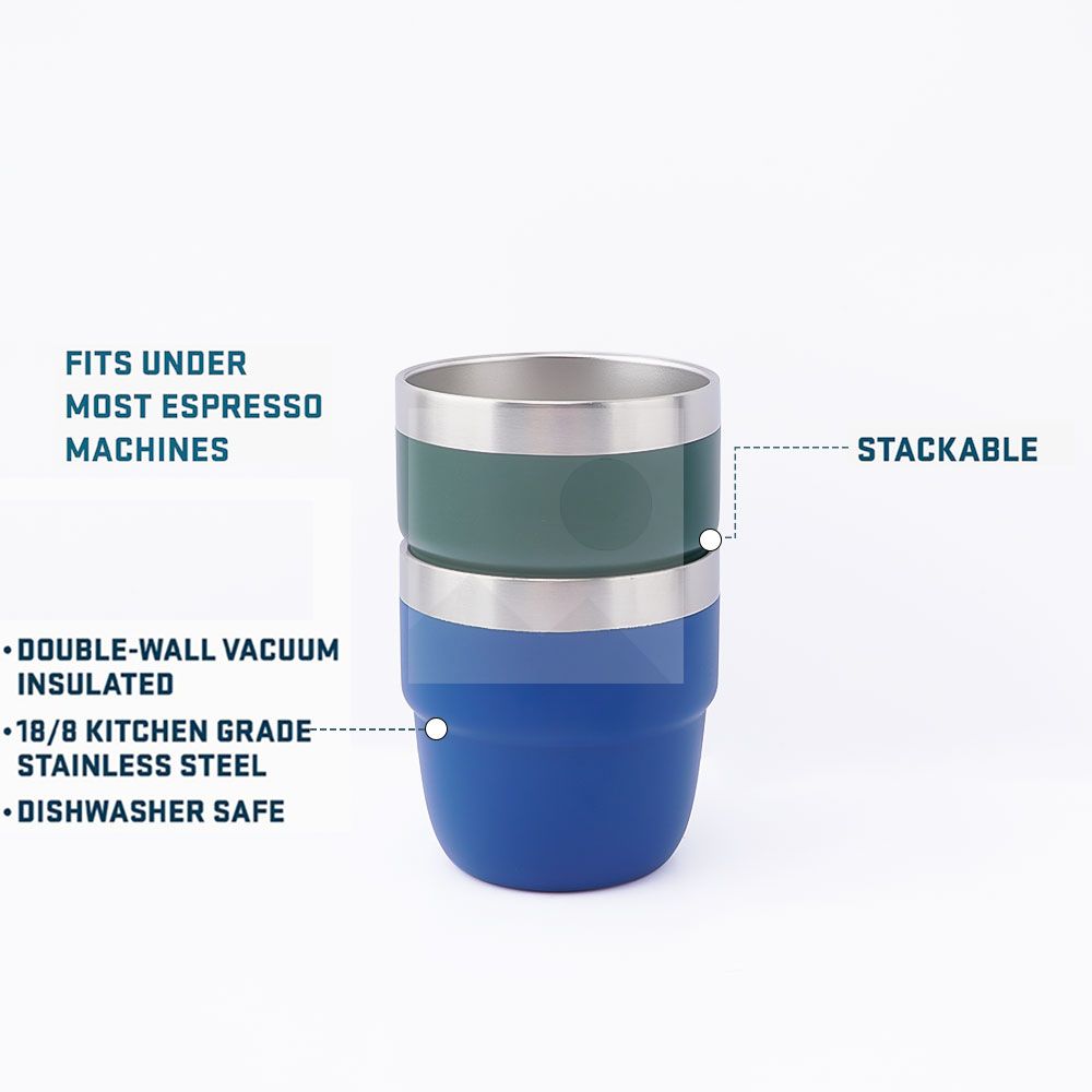 4 oz 120 ml espresso tumbler cup stainless steel double-wall vacuum insulated thermos and thermos bottle
