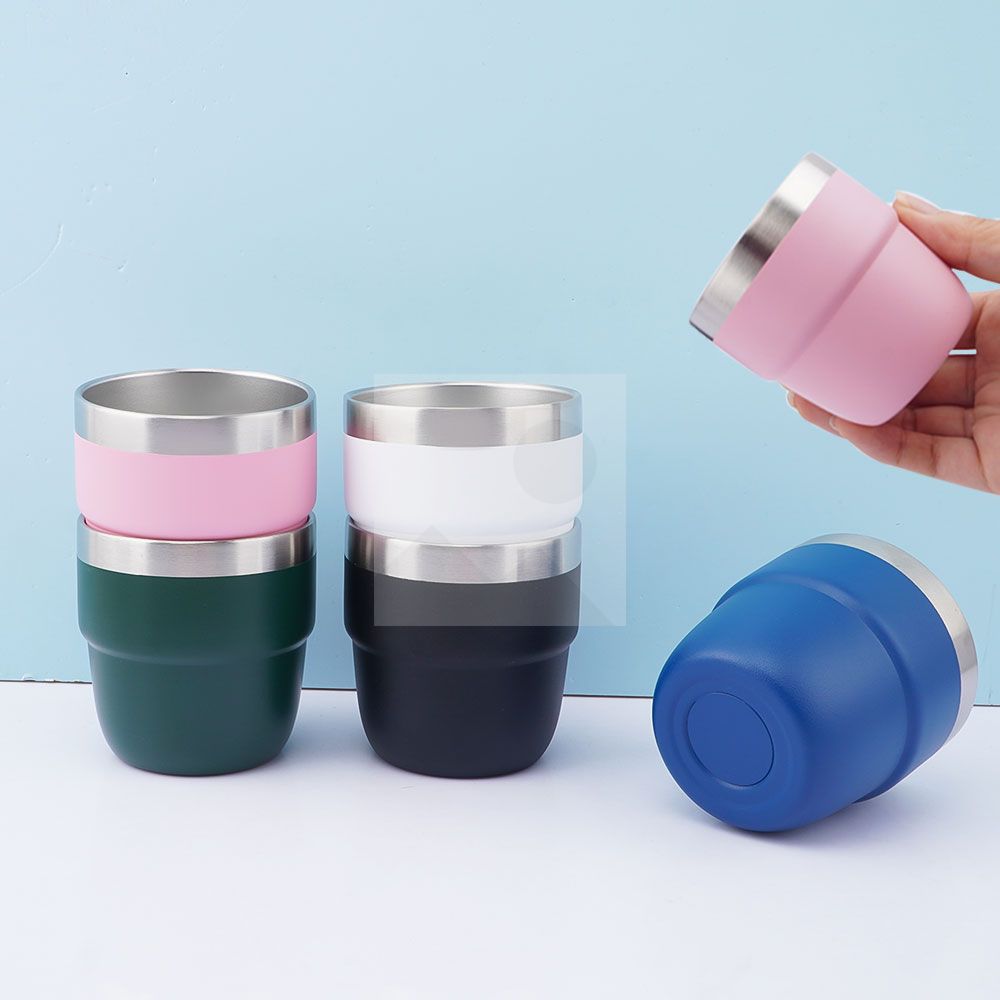 4 oz 120 ml espresso tumbler cup stainless steel double-wall vacuum insulated thermos and thermos bottle