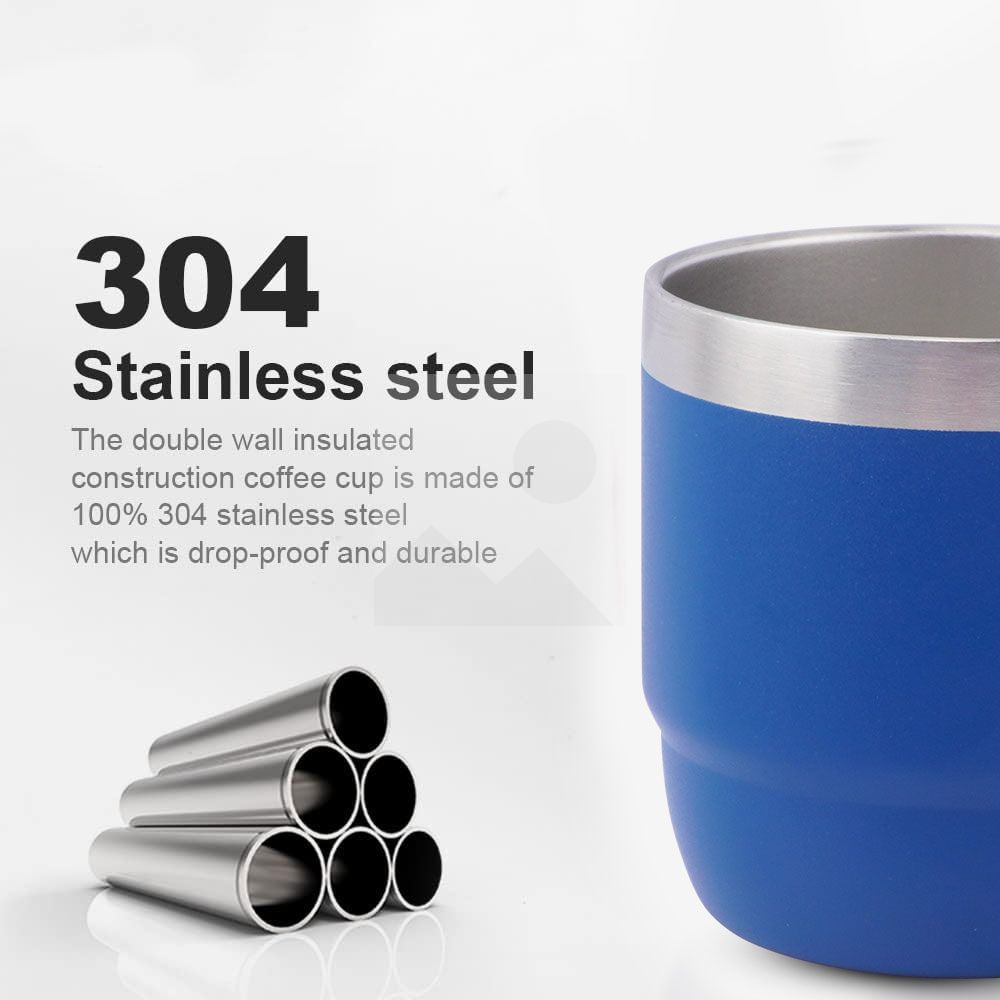 6oz travel mini bottle with handle stainless steel leak-proof double-wall vacuum insulated cup Buffalo milk juice coffee