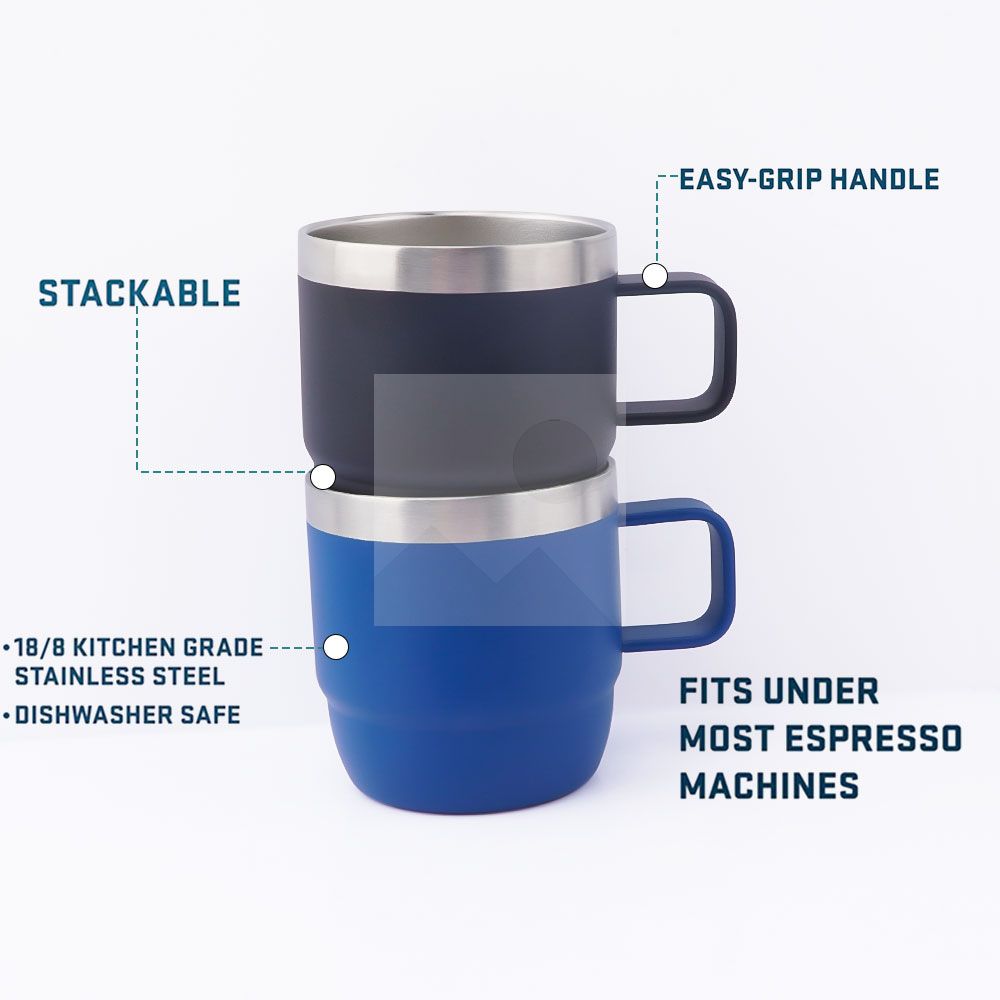 6oz travel mini bottle with handle stainless steel leak-proof double-wall vacuum insulated cup Buffalo milk juice coffee