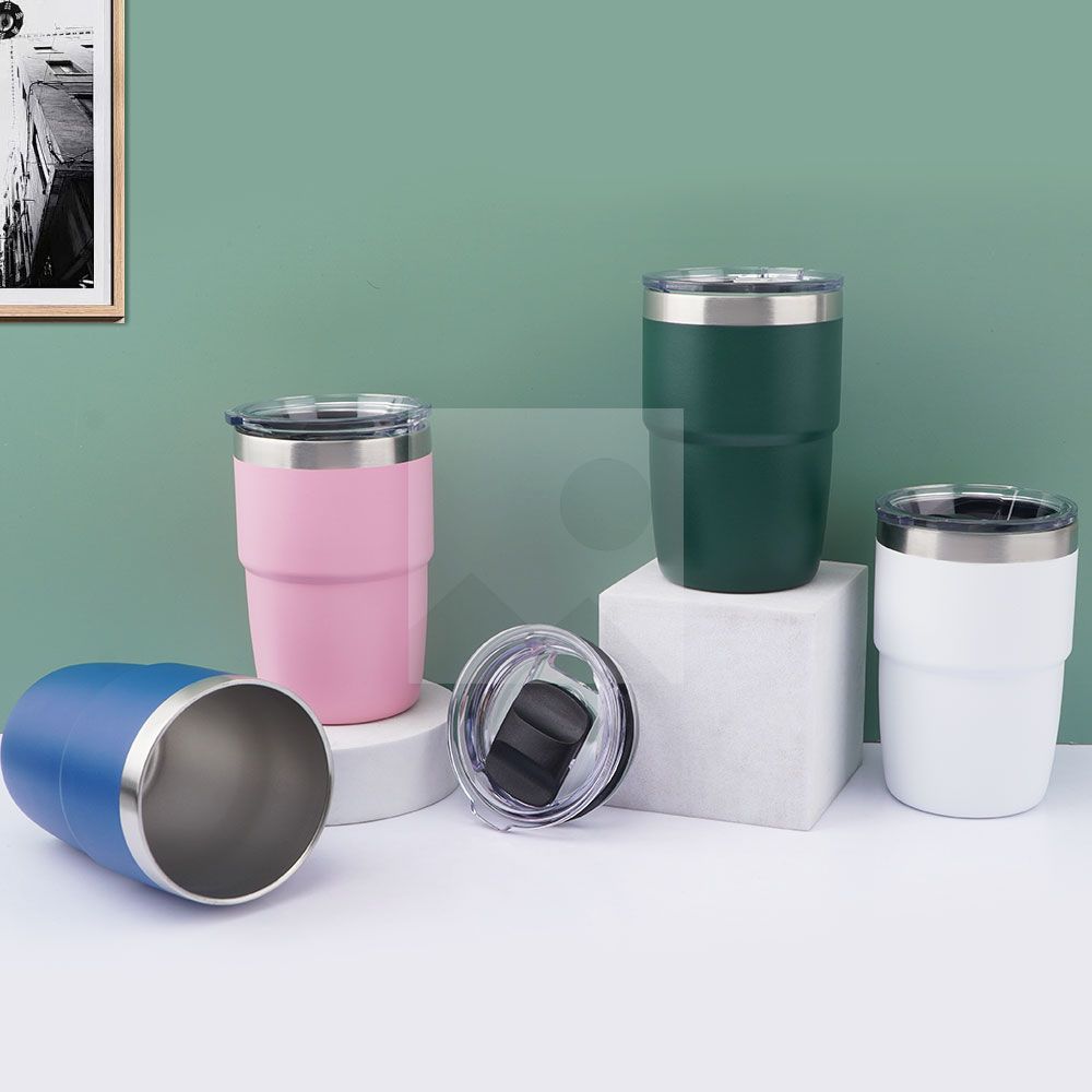 8 oz travel mini bottle with handle stainless steel leak-proof double-wall vacuum insulated cup