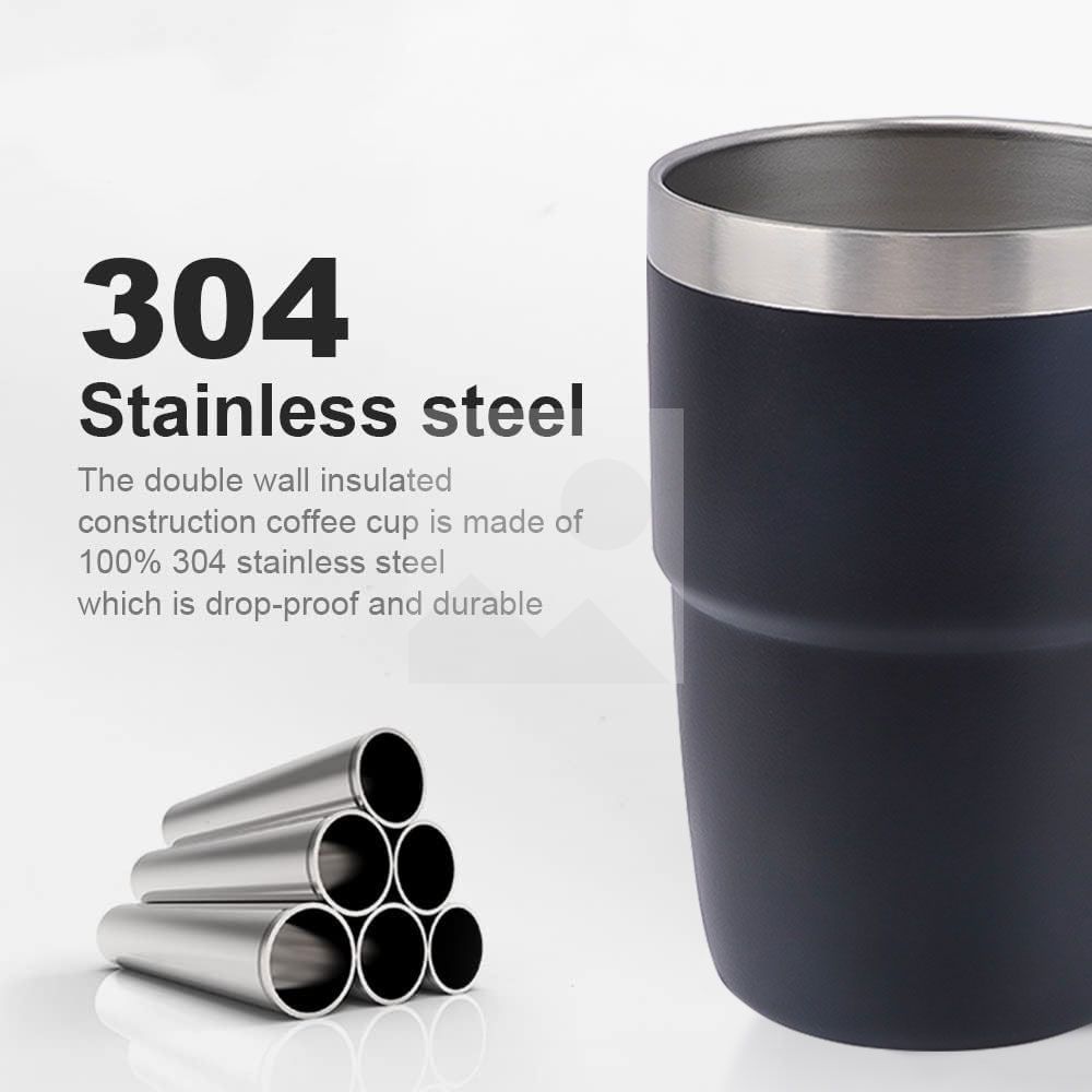 8 oz travel mini bottle with handle stainless steel leak-proof double-wall vacuum insulated cup