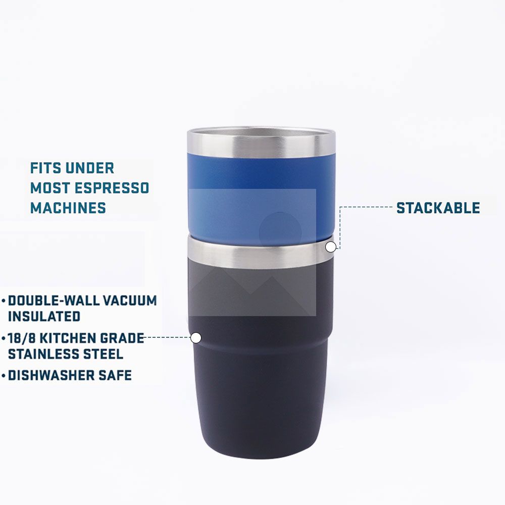 8 oz travel mini bottle with handle stainless steel leak-proof double-wall vacuum insulated cup