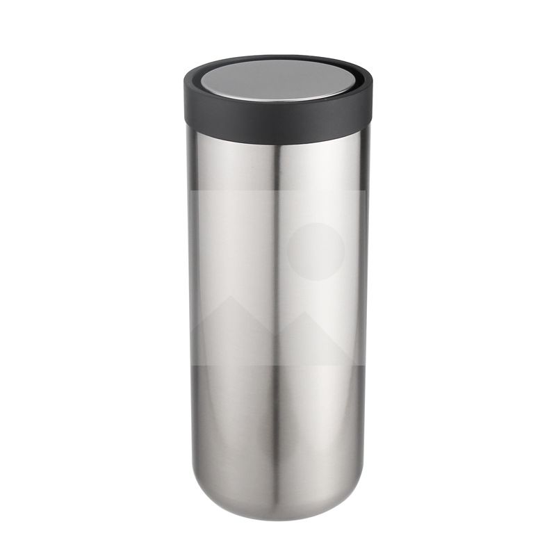 360° Double-layer stainless steel 304 vacuum insulated water bottle Hot water bottle straight drinking water bottle with makeup mirror as a gift