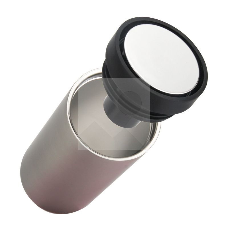 360° Double-layer stainless steel 304 vacuum insulated water bottle Hot water bottle straight drinking water bottle with makeup mirror as a gift