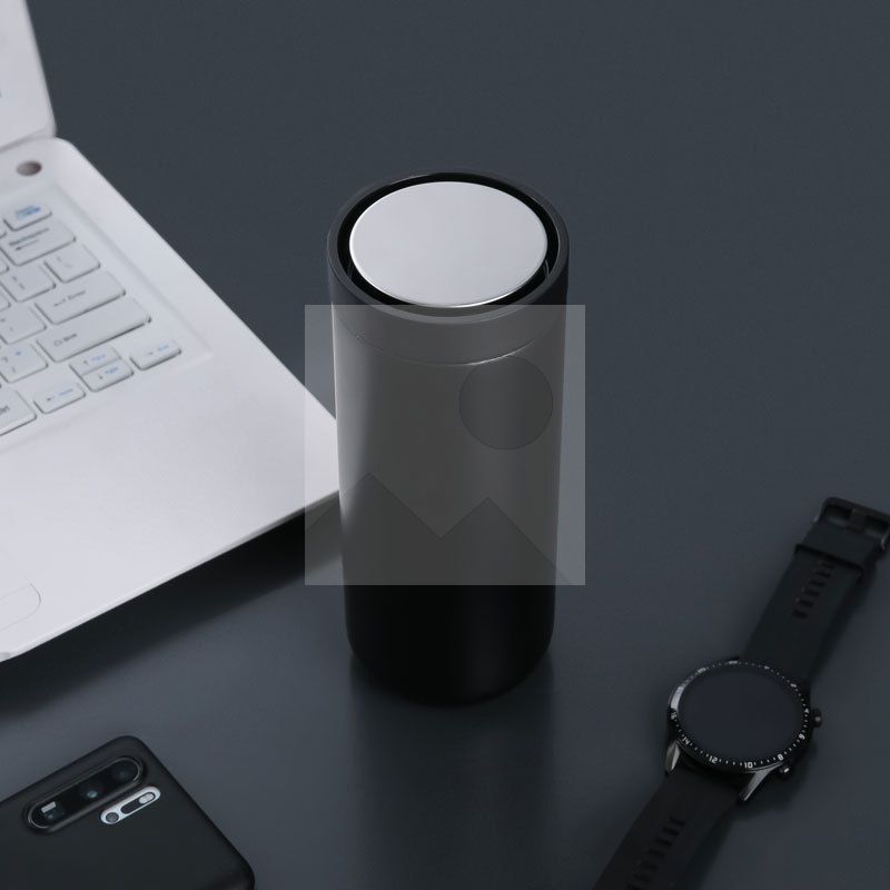 360° Double-layer stainless steel 304 vacuum insulated water bottle Hot water bottle straight drinking water bottle with makeup mirror as a gift