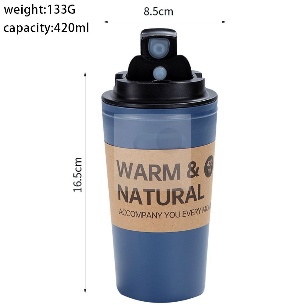 Coffee Cups with Lids, Thermal Cups for Hot and Cold Drinks, Double Wall Tumbler 420ml 14oz Coffee Tumbler Screw-On Sip Lid, Dishwasher Safe