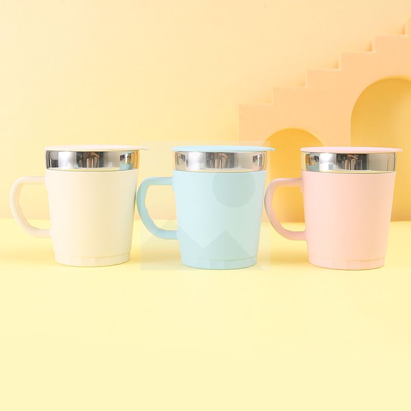 MINI Macaron color cute insulated coffee mug Stainless steel 304 as a gift mug Milk mug