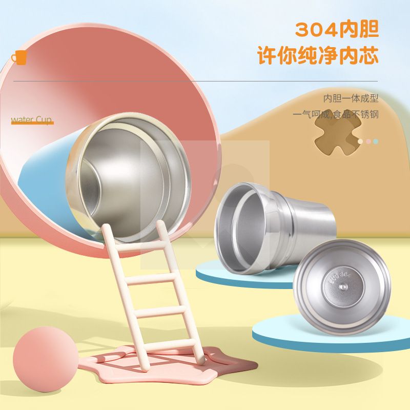 MINI Macaron color cute insulated coffee mug Stainless steel 304 as a gift mug Milk mug