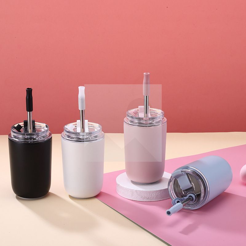 New colorful 350ml  coffee cup Cute creative upright cup Office home dishwasher and microwave safe