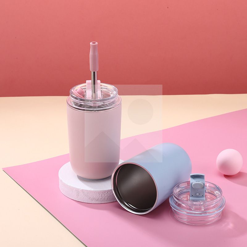 New colorful 350ml  coffee cup Cute creative upright cup Office home dishwasher and microwave safe