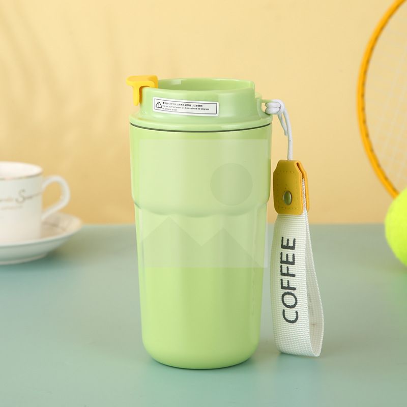 Stock 20 oz Travel Tumbler Casual convenience coffee mug with silicone ring double wall cup milk tea cup vacuum insulated camping mug