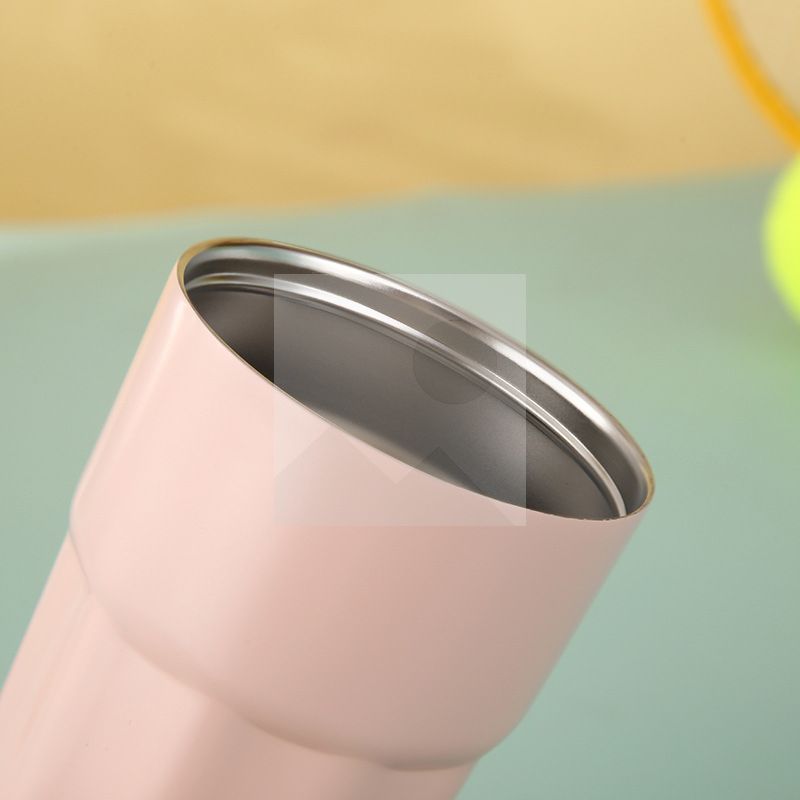 Stock 20 oz Travel Tumbler Casual convenience coffee mug with silicone ring double wall cup milk tea cup vacuum insulated camping mug