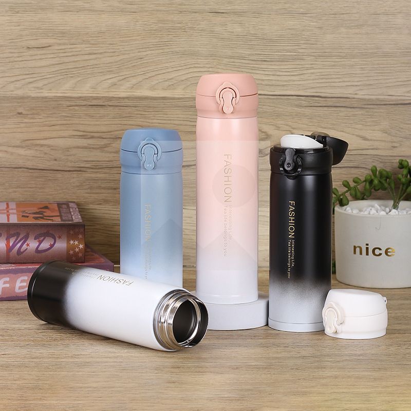 Stock 20 oz Travel Tumbler Casual convenience coffee mug with silicone ring double wall cup milk tea cup vacuum insulated camping mug