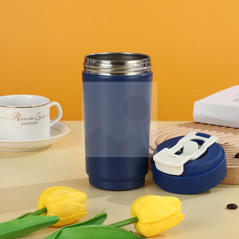 500ml thermos travel coffee mug Gradient 17 oz insulated coffee mug with backfilter custom wholesale mug with logo