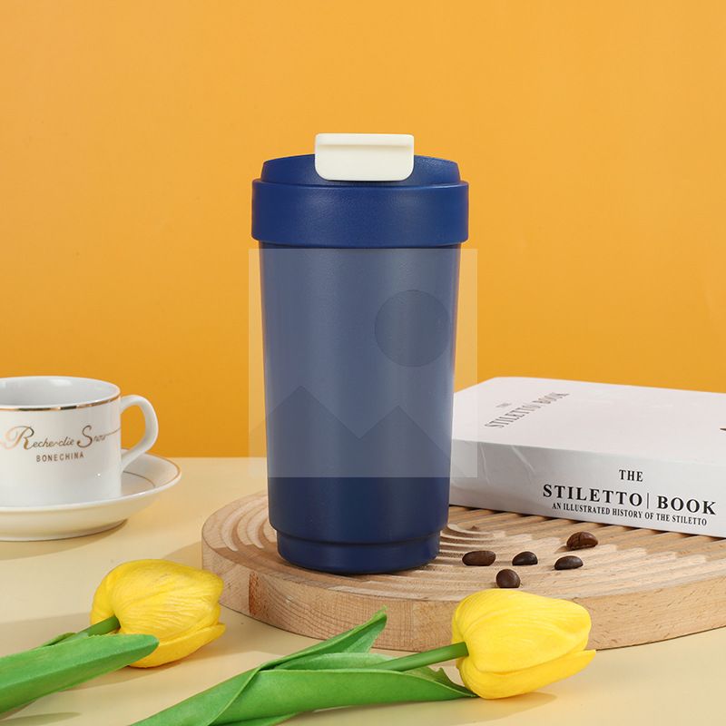 500ml thermos travel coffee mug Gradient 17 oz insulated coffee mug with backfilter custom wholesale mug with logo