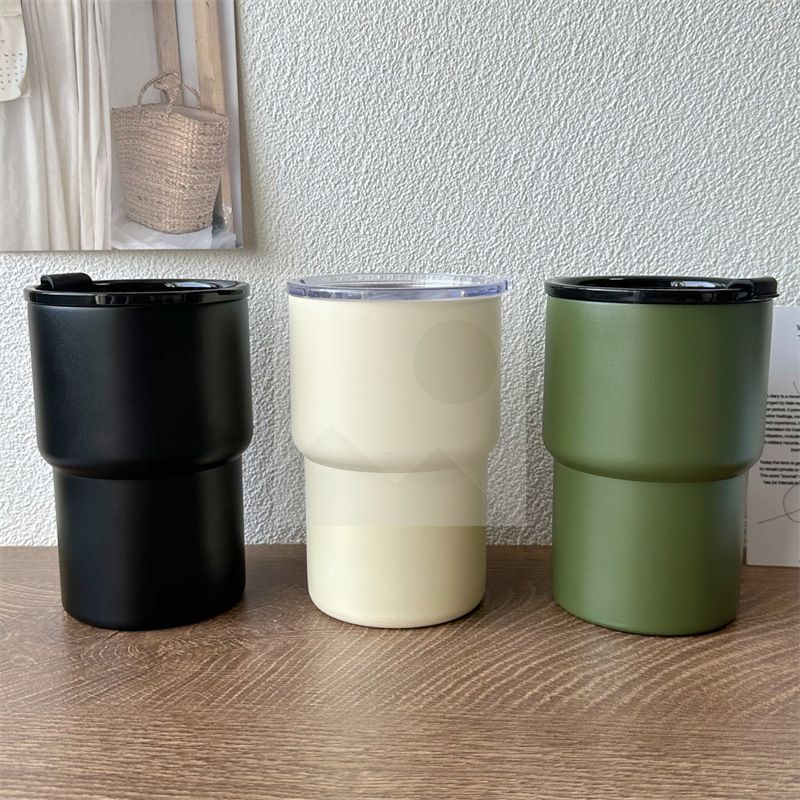 Cute coffee cup double-layer stainless steel vacuum insulated cup INS hot sale