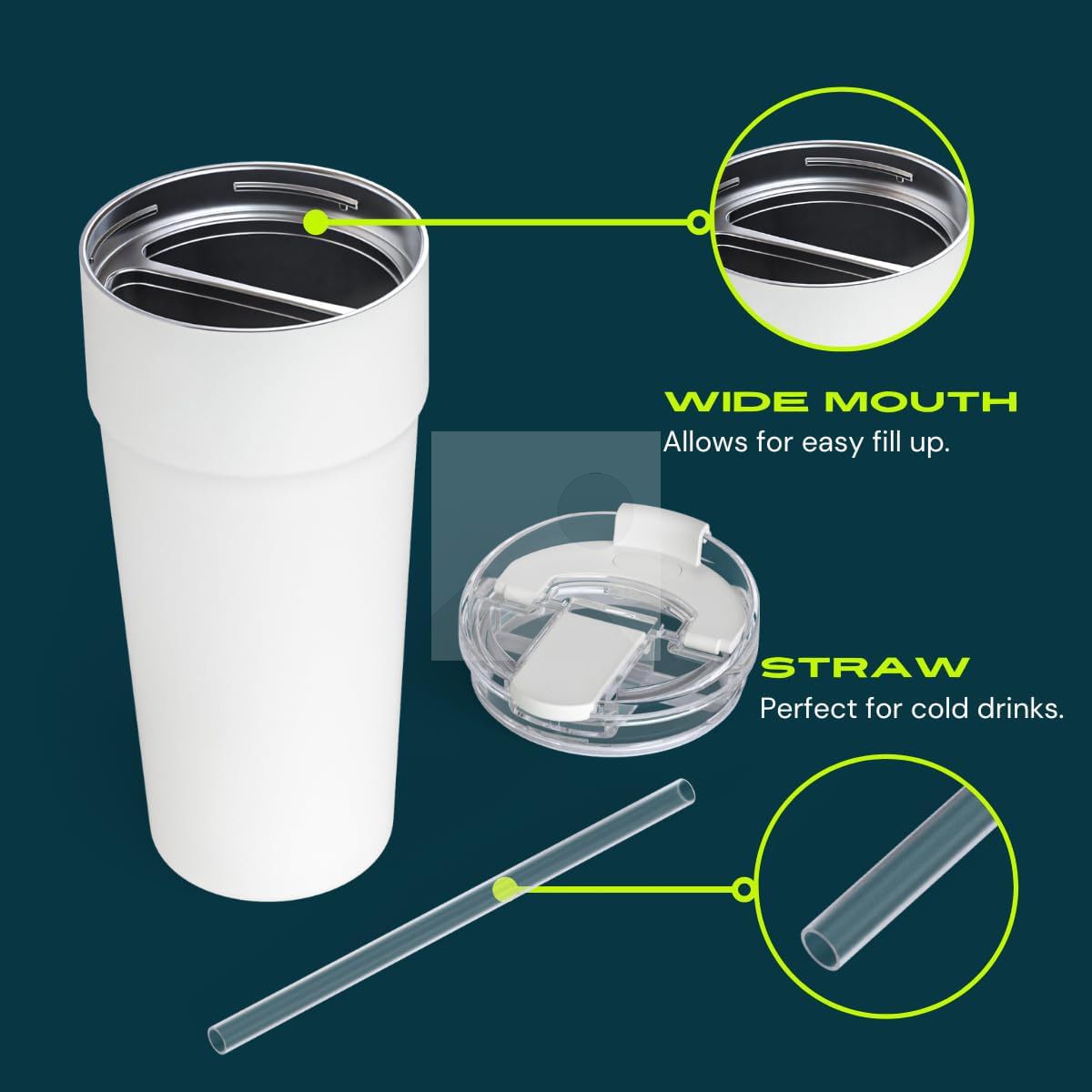 2025 NEW Double stainless steel insulated coffee mug Mug thermos mug Travel sports mug with plastic PP lid