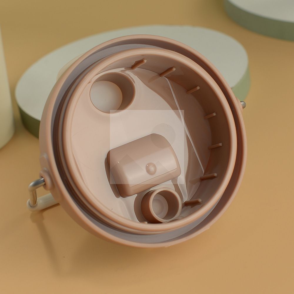 Modern travel coffee cup Tumbler Reusable insulated stainless steel cold brew iced coffee cup thermos with clamshell