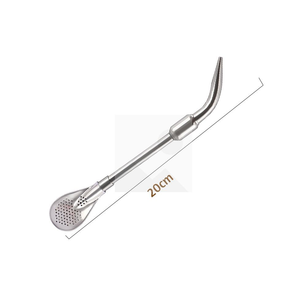Reusable Argentine Detachable Tea Straws 304 Stainless Steel Straws Yerba Mate Water Tea Drink Bombilla with Filter Easy Clean
