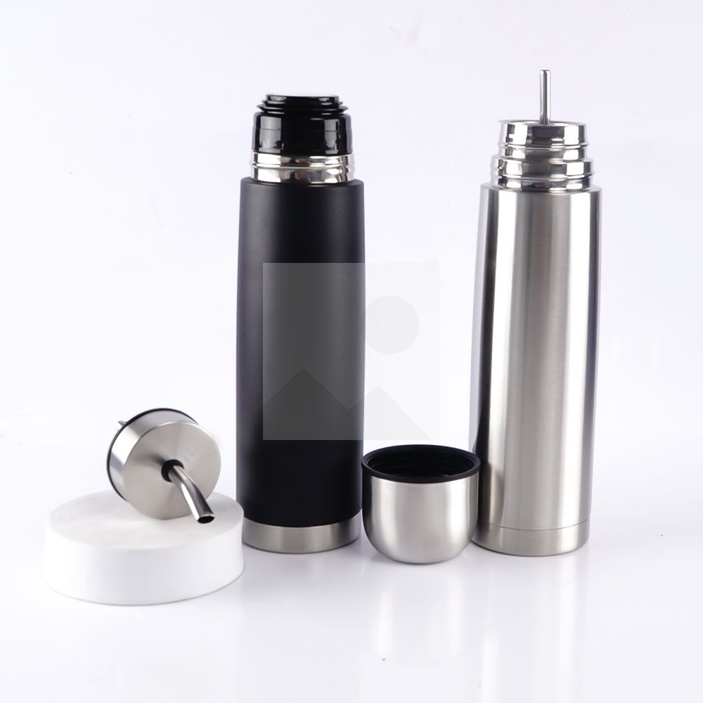 350ml 500ml Automate Termo Mate Cup Stainless Steel Water Bottle Bullet Type Flask withBombilla for Mate Drinking