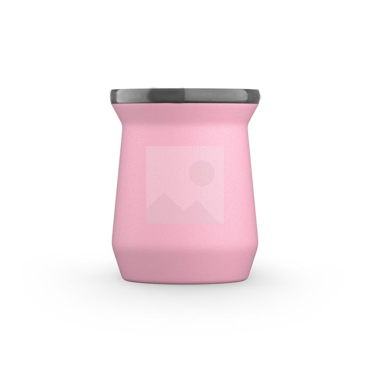 Messi's pink double-walled stainless steel modern companion cup Yerba companion gourd companion cup can be paired with  bombilla