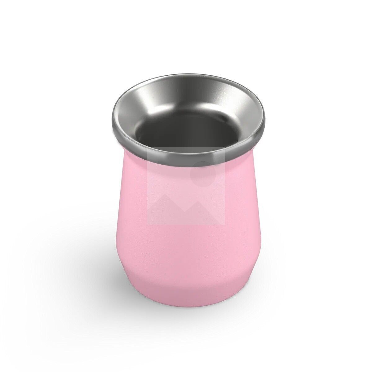 Messi's pink double-walled stainless steel modern companion cup Yerba companion gourd companion cup can be paired with  bombilla