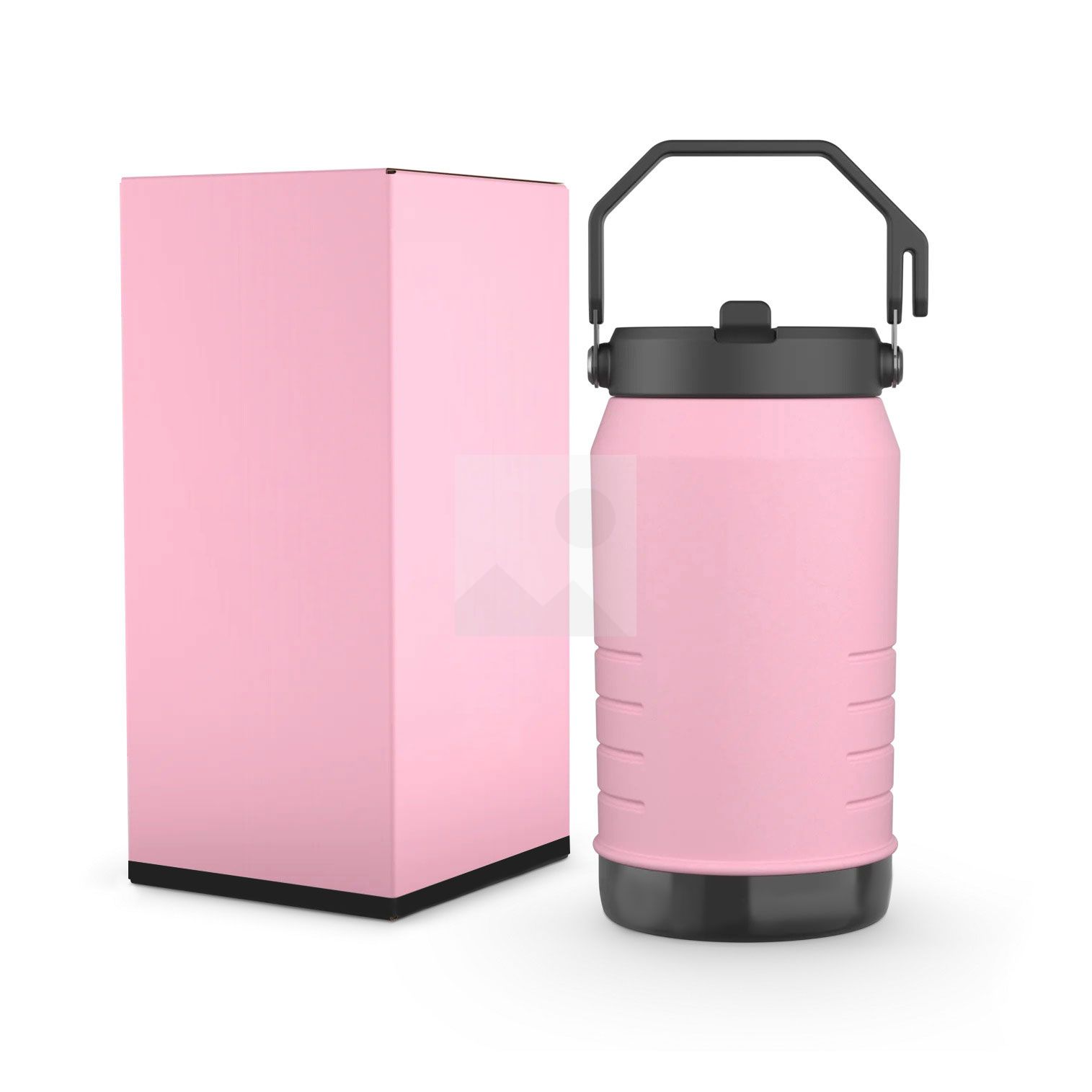 67oz Double stainless steel 2000ML vacuum insulated portable cup yerba mate cup travel tumbler  Sports water bottle with handle