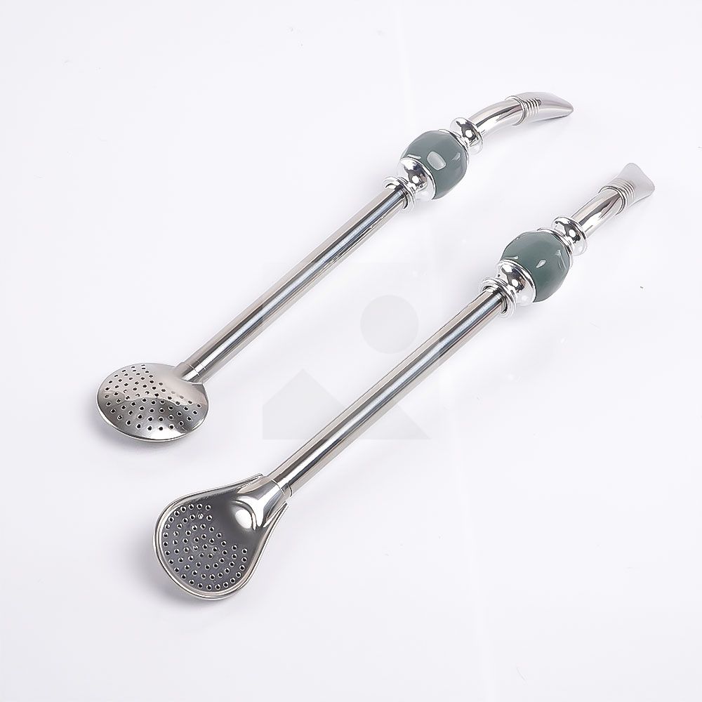 2025 Argentine Detachable Tea Straws 304 Stainless Steel Straws Yerba Mate Water Tea Drink Bombilla with Filter Cleaning brush