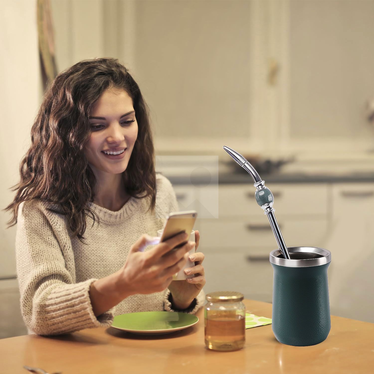 2025 Argentine Detachable Tea Straws 304 Stainless Steel Straws Yerba Mate Water Tea Drink Bombilla with Filter Cleaning brush