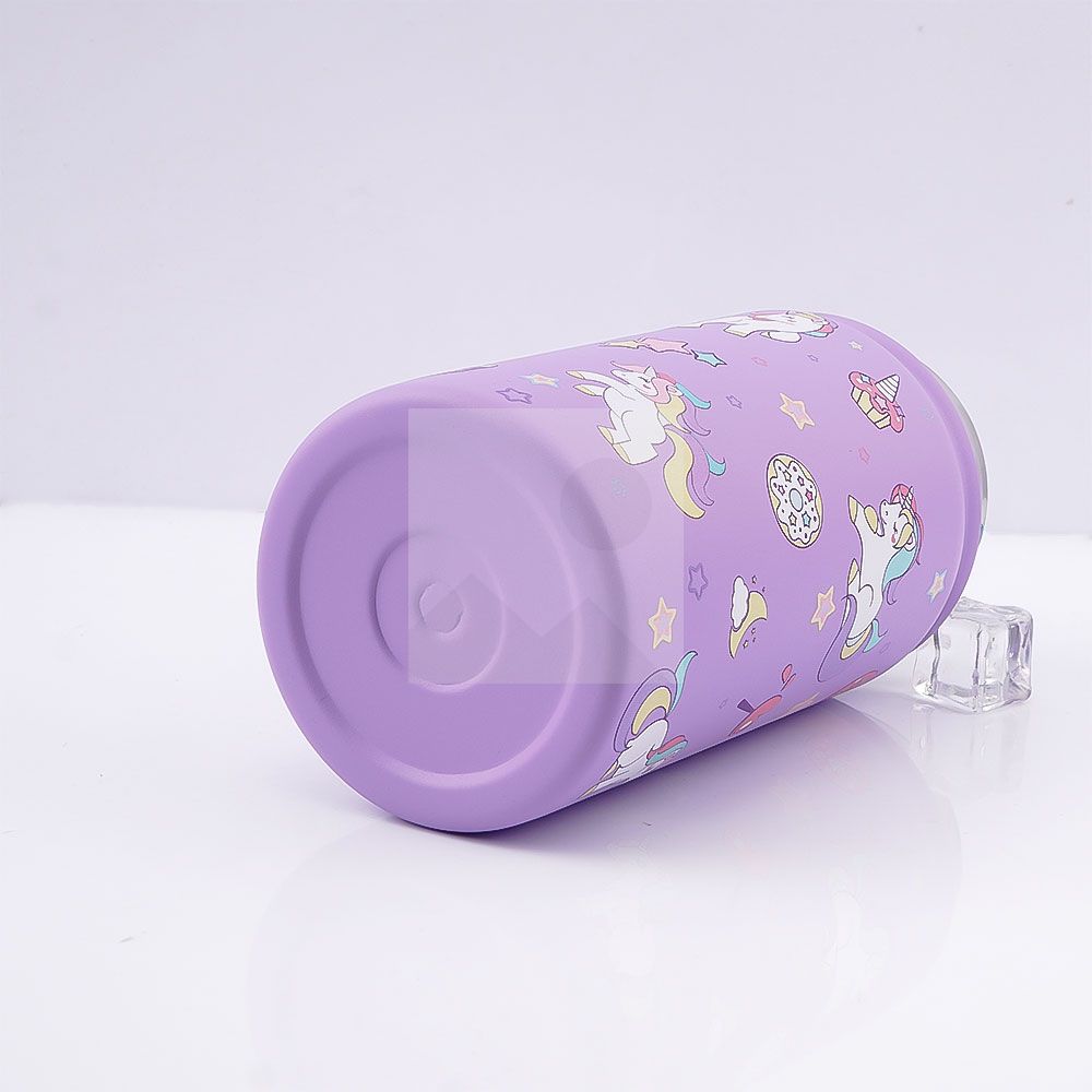 New 350ml Reusable Double Walled Flask Insulated Stainless Steel Drinking Water Bottle Gym For kids Tea Milk Bottle with handle