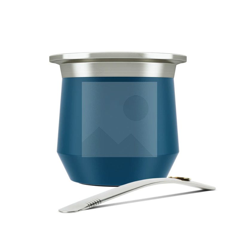 Custom 8oz Companion yerba Companion Kit with bag and Tea Companion Tea Gourd set with lid thermos Bombilla straw