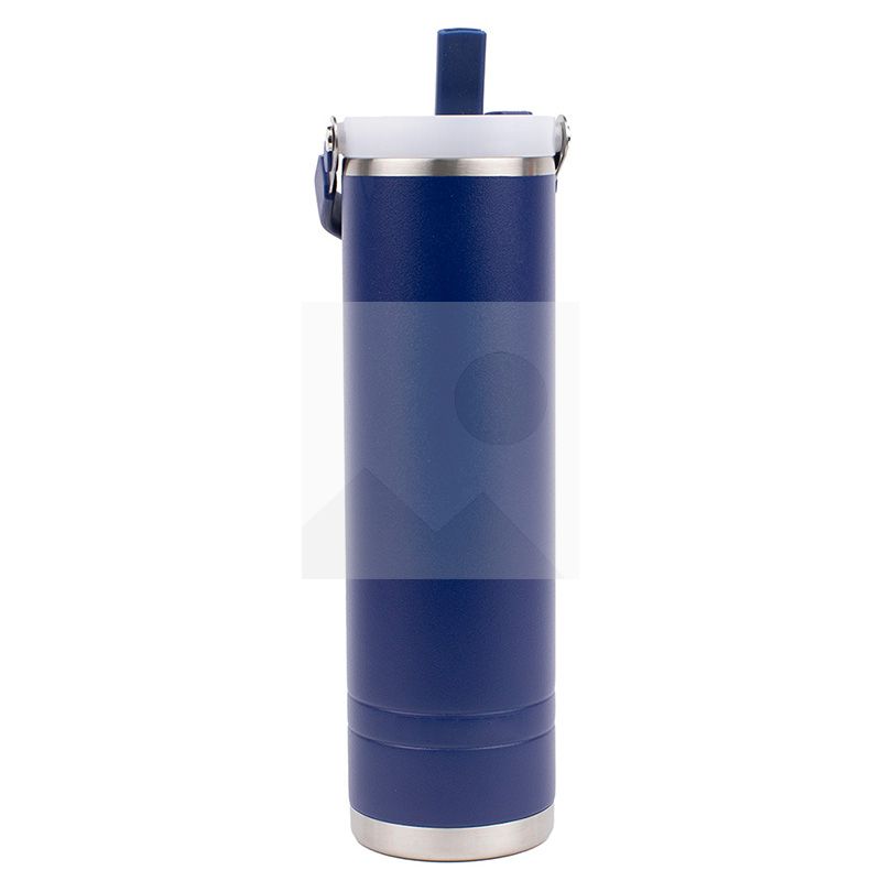 Customized  mugs 600ml  2 in 1 lid coffee mug Reusable Insulated Stainless Steel  Tumbler with Flip Lid Cold Coffee Cup Thermos