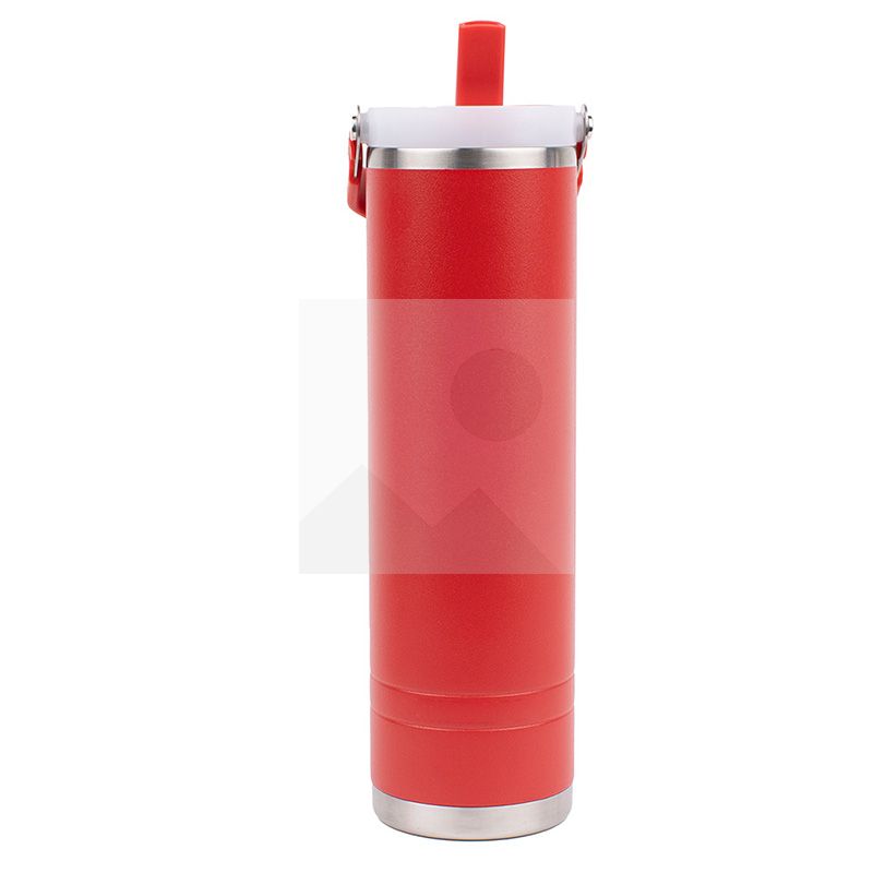 Customized  mugs 600ml  2 in 1 lid coffee mug Reusable Insulated Stainless Steel  Tumbler with Flip Lid Cold Coffee Cup Thermos