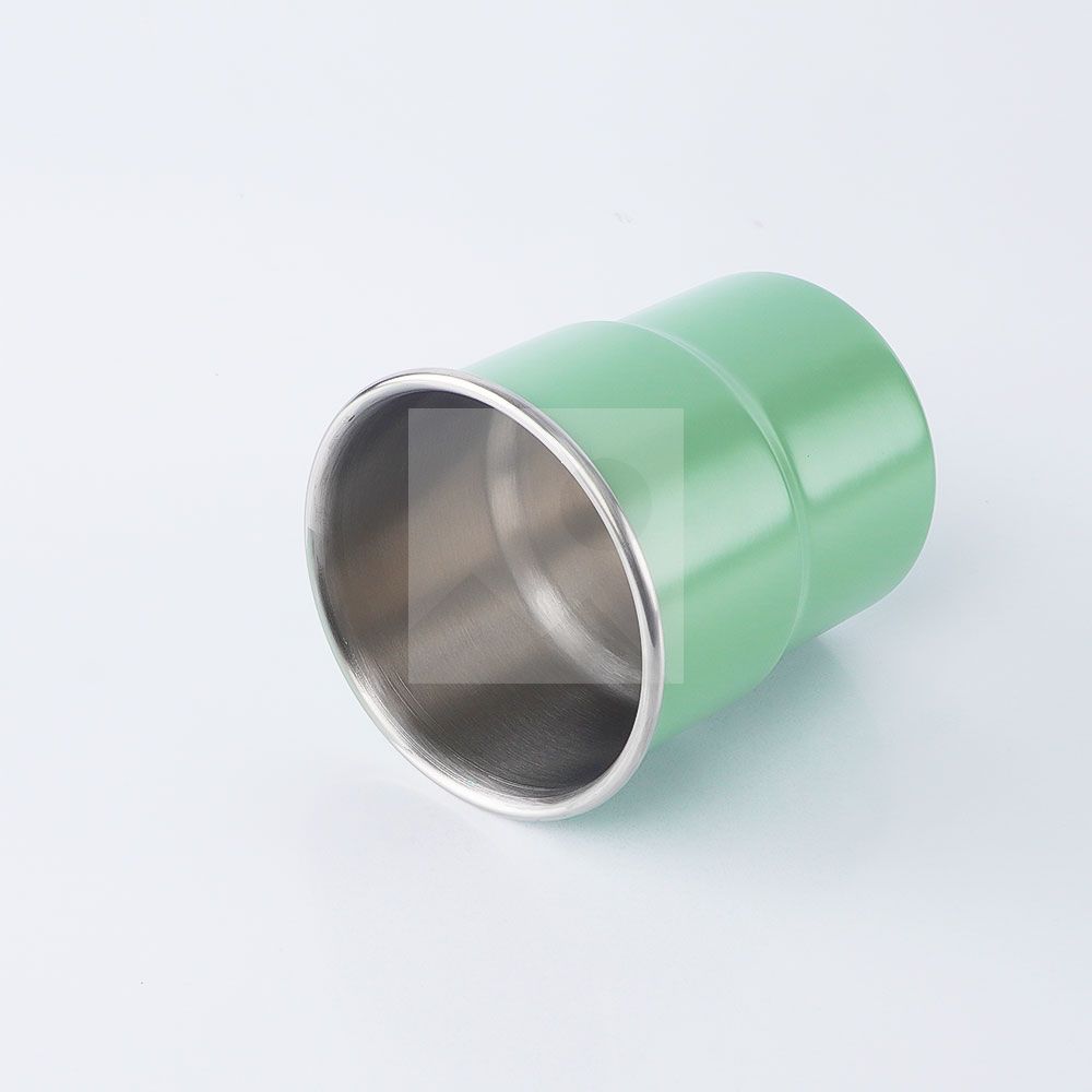 300ml Stainless Steel Cup - Reusable Metal Cups - Stackable Glasses - Camping, Hiking, Outdoor Activities, Party - Small Children Applicable - BPA Free