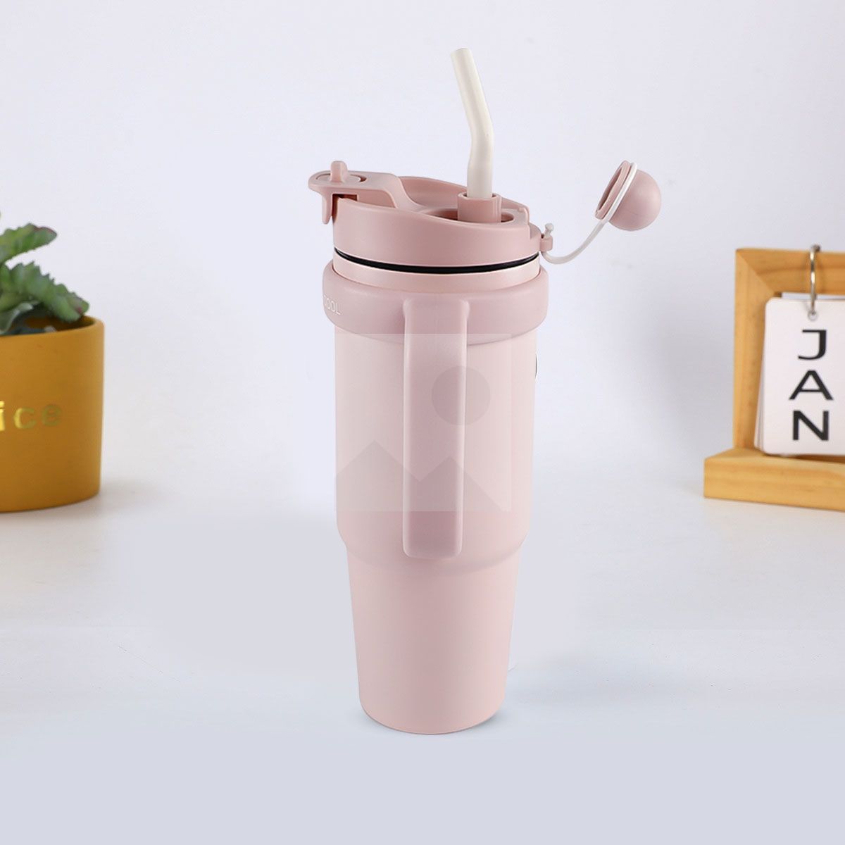 HOT 30oz  tumbler stainless Steel  900ml Water bottle 100% leakproof 2 in 1  lid Magnetic cap Sport  thermos Milk Water Bottle