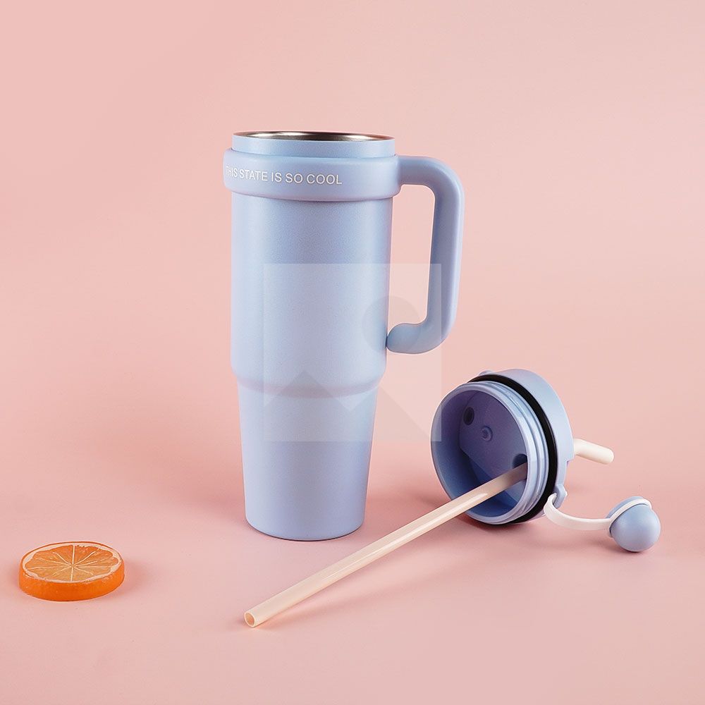 HOT 30oz  tumbler stainless Steel  900ml Water bottle 100% leakproof 2 in 1  lid Magnetic cap Sport  thermos Milk Water Bottle