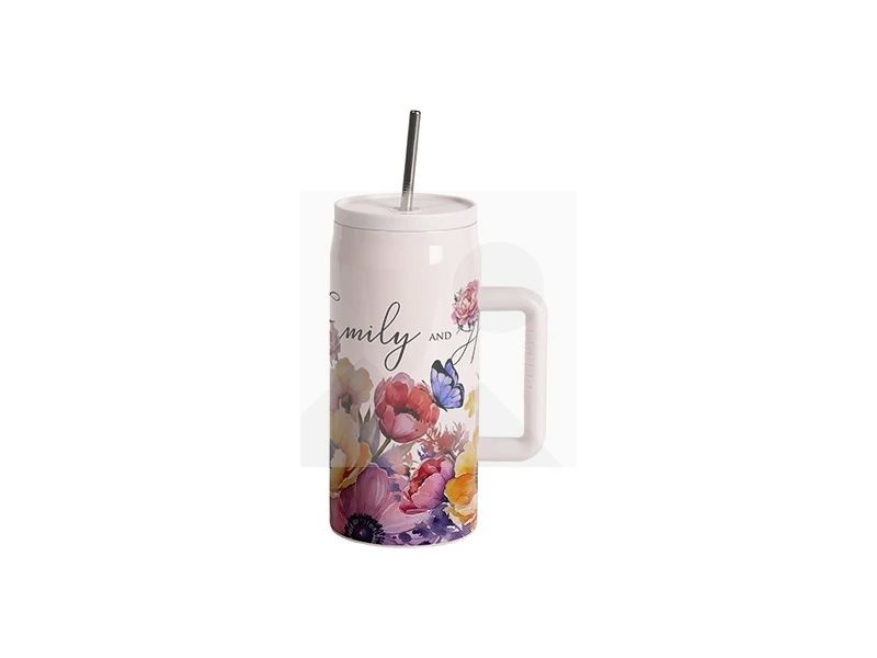 sublimation 40oz/1200ml Stainless Steel Tumbler with Soft Grip Handle