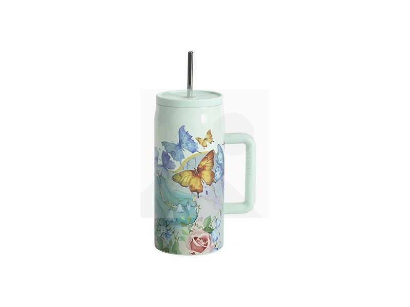 sublimation 40oz/1200ml Stainless Steel Tumbler with Soft Grip Handle