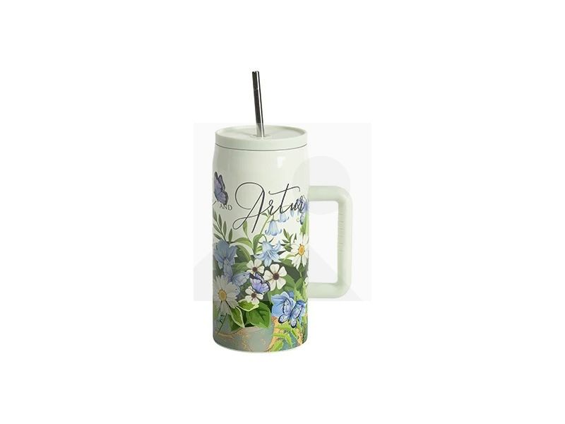 sublimation 40oz/1200ml Stainless Steel Tumbler with Soft Grip Handle