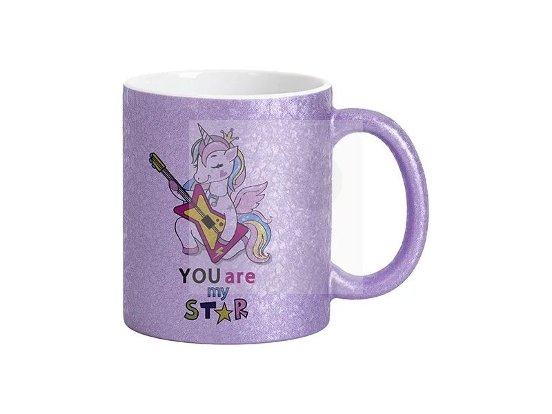 Sublimation Blanks 11oz Crackle Finish Ceramic Mug