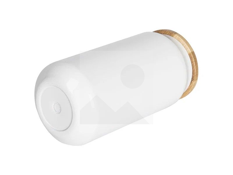 Sublimation Blanks 15oz/450ml Double Wall SS Can Mug with Bamboo Lid
