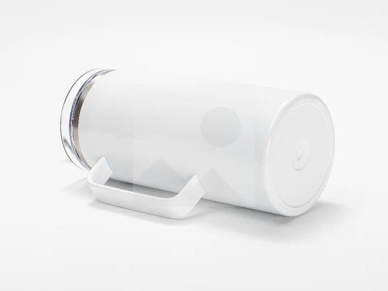 40oz/1200ml Sublimation Blanks Stainless Steel Wine Barrel Tumbler with Slide Waterproof Lid & Straw