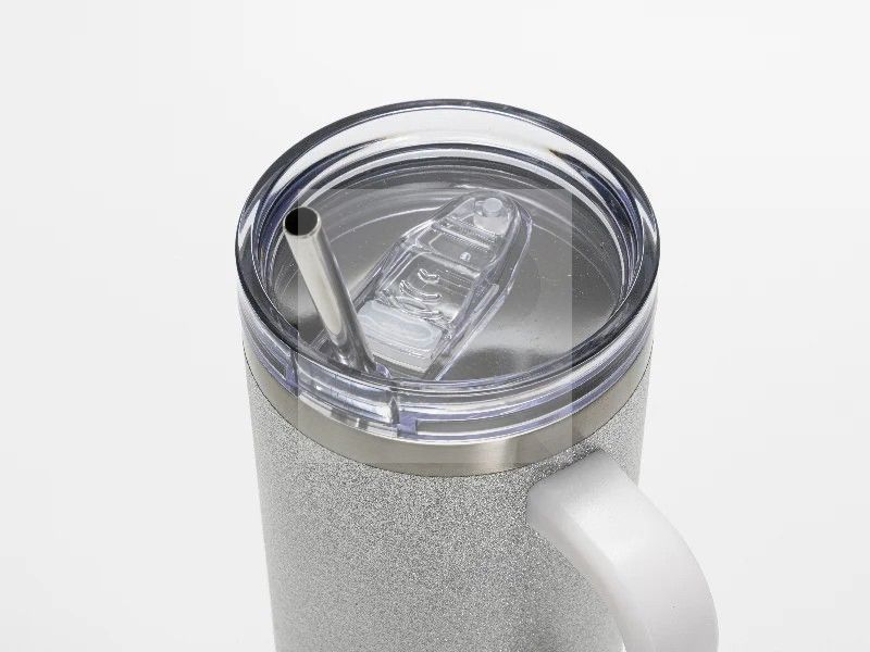 Sublimation Blanks 40oz/1200ml Stainless Steel Glitter Tumbler with Lid & Straw