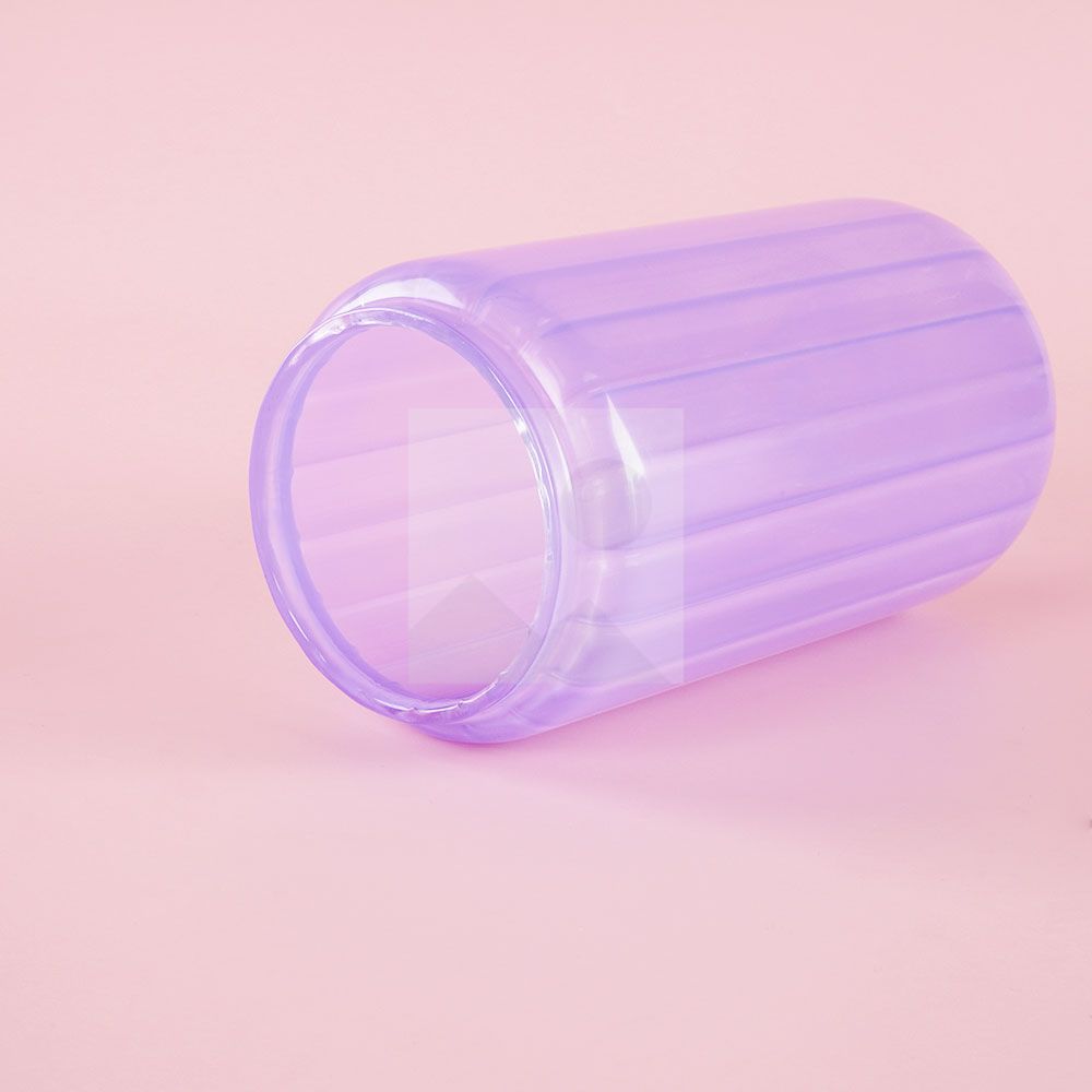 20oz Glass Cup BPA-Free Unbreakable Glass Jar Beverage Sublimation Colored Beer Iced Coffee Mug Unbreakable Glass Daily Use Mug